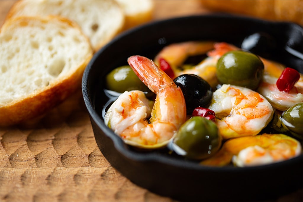 えびのアヒージョ