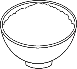 お茶碗<span>1.3</span>杯分