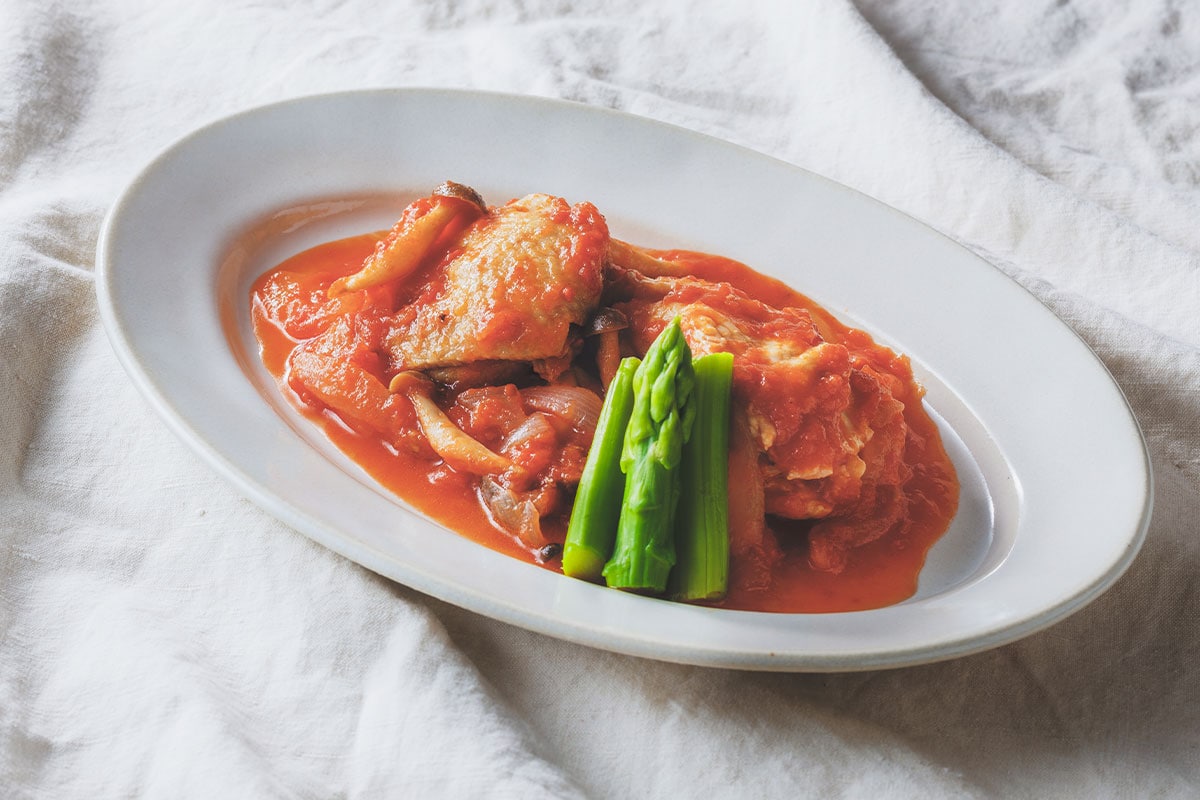 鶏肉のトマト煮