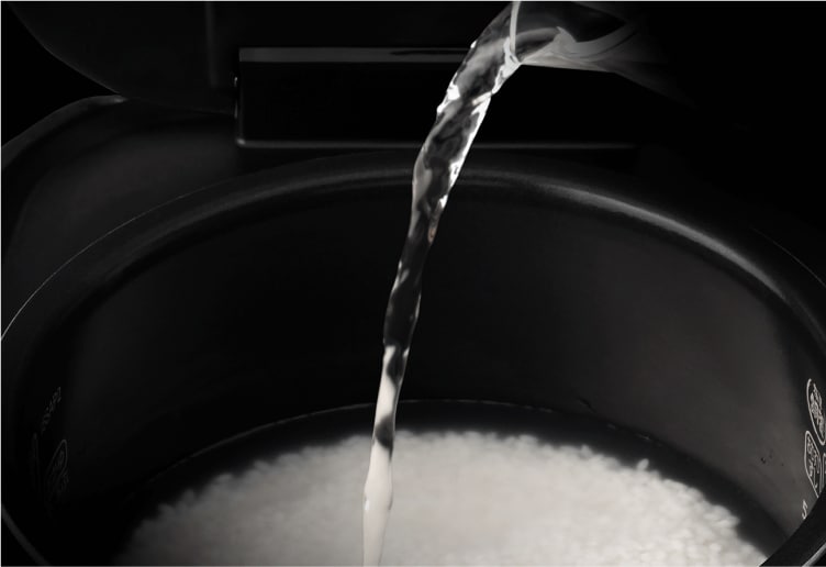 水を注いでOKがでたら完了