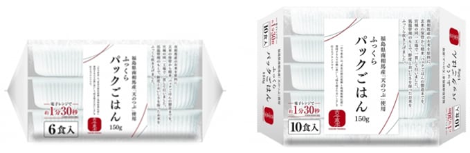 古今東北　福島県南相馬産天のつぶ使用ふっくらパックごはん