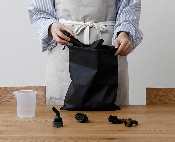 部品袋がついて、パーツを収納