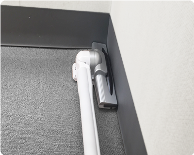 「いつもの掃除機より、角のゴミが取れやすい気がする！」