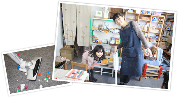 体験して頂いたアトリエのお二人