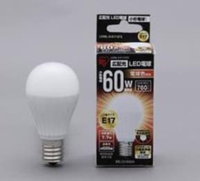 A形電球（40,000時間寿命表示のある商品）
