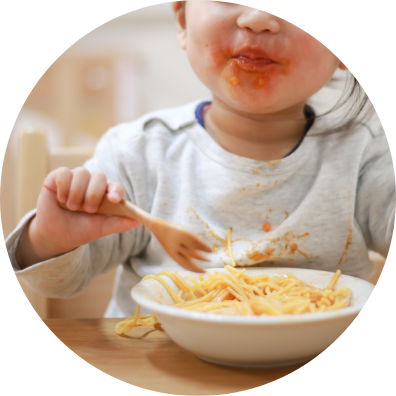 食べ汚しイメージ